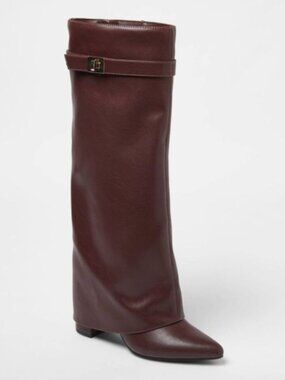 A New Day - Women’s Tambra Boots with Memory Foam Insole, Burgundy 6M